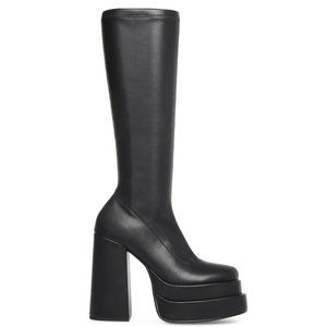 Steve Madden Black Platform Boots